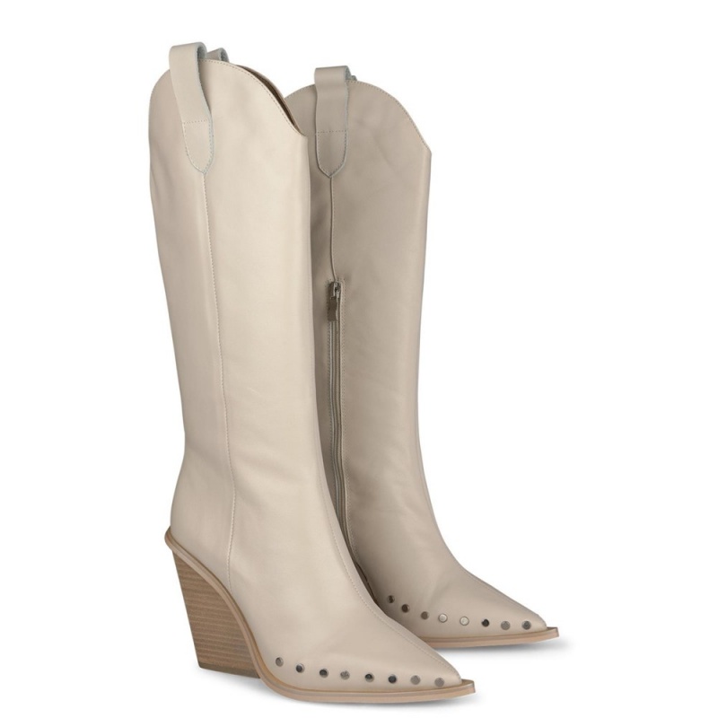 Bottes à Talons Alma En Pena Bleu Marine Femme | NPZ-05715018